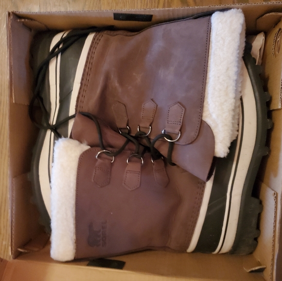BRAND NEW IN BOX Men's Sorel Caribou WP Waterproof Insulated Winter Boots 11.5 - Picture 3 of 8